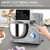VEVOR 5 IN 1 Stand Mixer Electric Mixer with 6 Speeds  7.4 Qt Stainless Bowl; Dough Hook