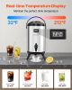 Insulated Beverage Dispenser for Hot & Cold Drinks 2 Gal Stainless Steel