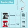 IAGREEA Baking Stainless Steel Dough Hook Attachment for KitchenAid 4.5-5 Quart Tilt-Head Stand Mixer