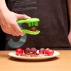 Grape Tomato Cherry Strawberry Cutter Vegetable and Fruit Cutter - No Blade - Green Supplies - Kitchen Gadget