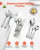 45-Piece Silverware Set Stainless Steel Cutlery Flatware Utensil Kitchen for 8