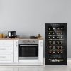28 Bottle Mini Fridge Bar Wine Cooler Cabinet Beverage Refrigerator XH
