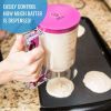 Pancake Batter Dispenser Perfect Pancakes, Cupcake, Waffle, Muffin Mix, Crepe & Cake - Easy Pour Baking