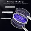 Bug Zapper; Mosquito Killer USB / Rechargeable; Electric Fly Swatter Lamp & Racket
