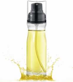 Oil Sprayer for Cooking (Color: Black, size: 6.8 oz/200 ml)