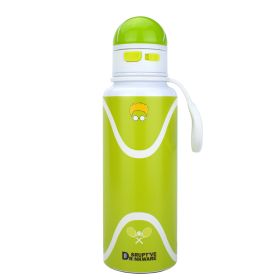 Tennis Pattern Water Bottle Double Stainless Steel Thermal Insulation (Capacity: 34 OZ)