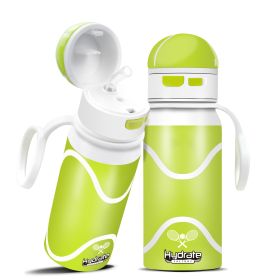 Tennis Pattern Water Bottle Double Stainless Steel Thermal Insulation (Capacity: 17oz)