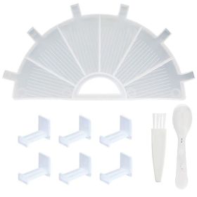 1 Set Diamond Painting Trays (Color: Transparent)