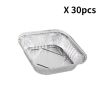 8"x8" Disposable Aluminum Foil Meal Prep Cookware Square Pans, Oven, Toaster, Grill, Cooking, Roasting, Broiling, Baking, Event, Take Out, Restaurant