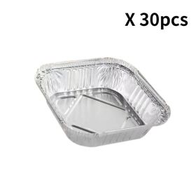 8"x8" Disposable Aluminum Foil  Cookware Square Pans (Quantity: 30pcs)