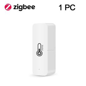 Smart Temperature Humidity Sensor Indoor Hygrometer APP Remote Monitor (Color: TH02Z-1PC)