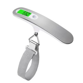 Digital Luggage Scale 50kg Portable LCD Display Electronic Scale Weight Balance Suitcase Travel Bag Hanging Steelyard Scale Tool (Color: 50KG, Ships From: China)