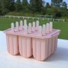 New Summer Ice Cream Tools With Wooden Sticks Silicone Popsicle Molds Custom Mini Silicone