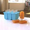 New Summer Ice Cream Tools With Wooden Sticks Silicone Popsicle Molds Custom Mini Silicone