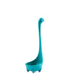 1pc Creative Dinosaur Soup Spoon; Food Grade PP Long Handle Vertical Spoon; Cooking Kitchen Cooking Mixing Spoon; Kitchen Supplies (Color: Blue)