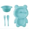 1pc Multi Functional Bear Shaped Dinner Plate Set