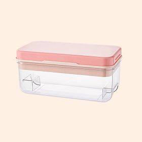 Ice Cube Tray Mold With Lid 32-cell Ice Cubes Mold (Color: Pink)