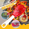 New Multifunctional Kitchen Cooking Spoon Heat-resistant Hanging Hole Innovative Potato Garlic Press Colander Flour Sifter