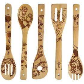 5pcs Disney Figure Flatware for Kids (Color: 5pcs A)