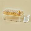 1pc Large Size 32/64 Slots Ice Mold Ice Tray Tray With Lid Ice Delivery Shovel; Creative 2-in-1 Ice Tray