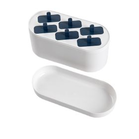Ice Cream Mold; Storage Pastry Mold; Household Popsicle Ice Cream Freezer; Ice Cube Box (Color: D)