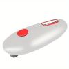 c1pc Electric Can Opener; Automatic Safety Can Opener With One Contact; Restaurant Battery Operated Handheld Can Openers