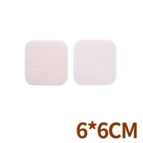 10 Pairs Sofa Cushion Sheet Sticker Pads With Adhesive Gadgets Home Accessories Hook Loop Strips For Rug Couch Utensils Tools (Color: Pink - 6x6cm)
