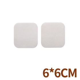 10 Pairs Sofa Cushion Sheet Sticker Pads With Adhesive Gadgets Home Accessories Hook Loop Strips For Rug Couch Utensils Tools (Color: White - 6x6cm)