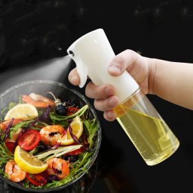 2Pcs Oil Sprayer for Cooking;  Olive Oil Sprayer Mister;  105ml Olive Oil Spray Bottle;  Olive Oil Spray for Salad;  BBQ;  Kitchen Baking;  Roasting (Capacity: 200ml, Color: White)