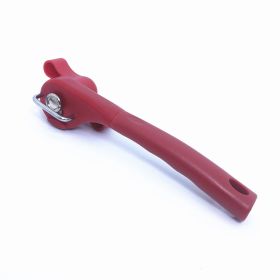 1pc Easy-to-Use Multifunctional Can Opener - Opens Cans, Bottles, and More with Simple Manual Action (Color: Red)