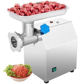Home And Commercial Stainless Steel  Electric Meat Grinder W/2 Blade (Type: Food Processor, Color: Silver)
