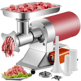 Home And Commercial Stainless Steel  Electric Meat Grinder W/2 Blade (Type: Food Processor, Color: Red)