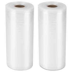 2 Rolls of Vacuum Sealer Bags Vacuum Storage Bag (size: L)