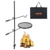 VEVOR Swivel Campfire Grill, Fire Pit Grill Grate over Fire Pits, Heavy Duty Steel Grill Grates