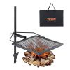 VEVOR Swivel Campfire Grill, Fire Pit Grill Grate over Fire Pits, Heavy Duty Steel Grill Grates