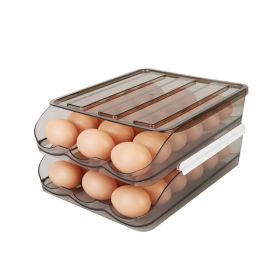 Stackable Egg Storage Box Egg Rack for Fridge (Type: Style C, Color: As pic show)