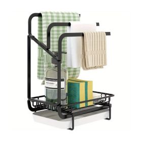 Kitchen Storage & Organization Sink Dish Drying Rack (Type: Style C, Color: Black)