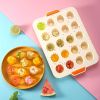 20 Cavity Jelly Tray; Food Grade Nonstick Silicone Mold; Pudding Fruit Ice Cube Mold; Kitchen Cooking Tools