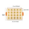 20 Cavity Jelly Tray; Food Grade Nonstick Silicone Mold; Pudding Fruit Ice Cube Mold; Kitchen Cooking Tools