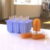 New Summer Ice Cream Tools With Wooden Sticks Silicone Popsicle Molds Custom Mini Silicone