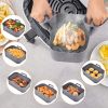 Air Fryer Accessories Reusable Air Fryer Silicone Liners