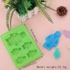 1pc 6 Styles Ice Cube Mold Building Blocks Ice Tray Silicone Mold Ice Cube
