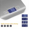 10KG/5KG Kitchen Scales Stainless Steel Weighing For Food  Measuring LCD Precision Electronic
