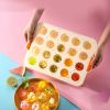 20 Cavity Jelly Tray; Food Grade Nonstick Silicone Mold; Pudding Fruit Ice Cube Mold; Kitchen Cooking Tools