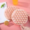 Hexagon Round Ice Cube Tray With Lid Mold For Freezer; 37pcs Sphere Ice Chilling Cocktail Whiskey Tea & Coffee