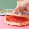 Hexagon Round Ice Cube Tray With Lid Mold For Freezer; 37pcs Sphere Ice Chilling Cocktail Whiskey Tea & Coffee