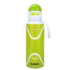 Tennis Pattern Straw Lid Water Bottle; Flip & Sip Double Stainless Steel Thermal Insulation; Sports Bottle; Outdoor Mug