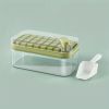 1pc Large Size 32/64 Slots Ice Mold Ice Tray Tray With Lid Ice Delivery Shovel; Creative 2-in-1 Ice Tray