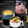 1pc Portable Stainless Steel Instant Noodle Bowl