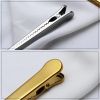 Two-in-one Stainless Steel Coffee Spoon Sealing Clip Kitchen Gold